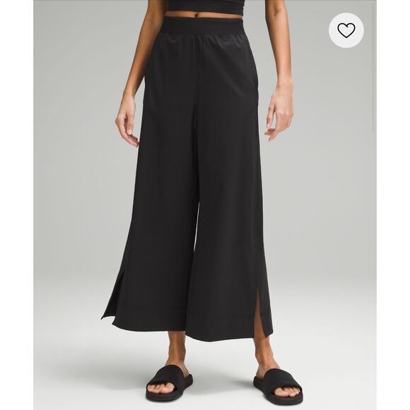 lululemon athletica Pants - lululemon - Stretch Woven High-Rise Wide-Leg Cropped Pant - XL